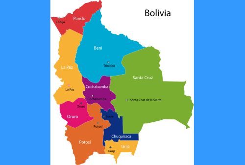 Map of Bolivia Map of Bolivia
