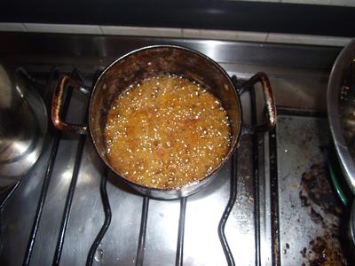 Cupis frying in the grease