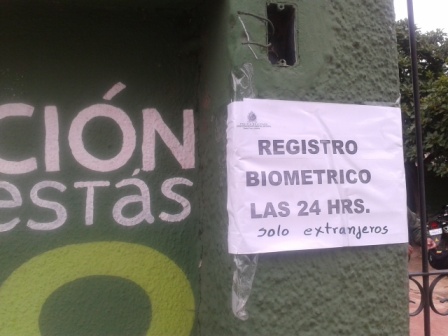 Biometric Registration of All Foreigners Living in Bolivia
