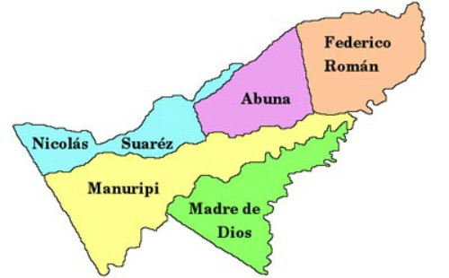 the department (state) of pando bolivia