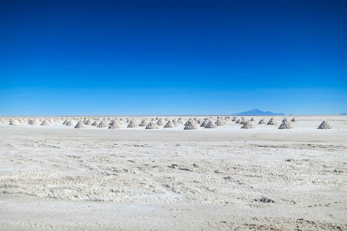 Salar de Uyuni Bolivia Salt Mounds