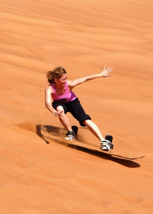 Sandboarding at Lomas de Arena in Santa Cruz Bolivia Sandboarding at Lomas de Arena in Santa Cruz Bolivia