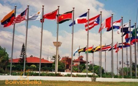 foreign embassies consulates bolivia flags