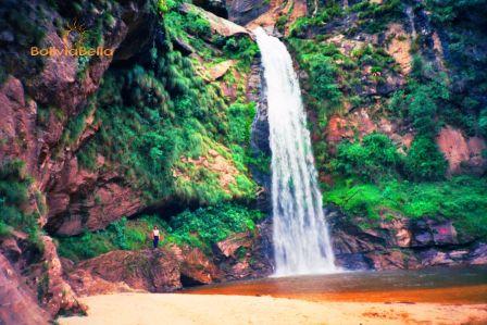 Pajcha Waterfall near Samaipata Bolivia