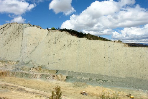 Dinosaur Footprints in Sucre, Bolivia