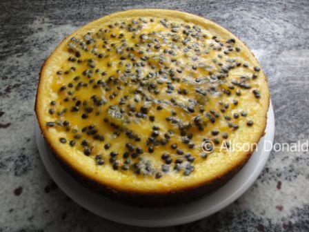 Bolivian Food and Recipes: Maracuya Cheesecake!