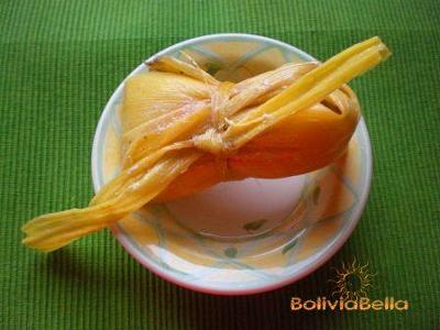 Huminta Boiled in a Corn Husk