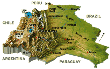 topography of bolivia topography of bolivia