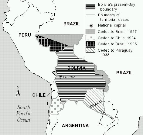 bolivia history territorial loss