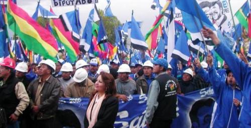 Protests are common in Bolivia