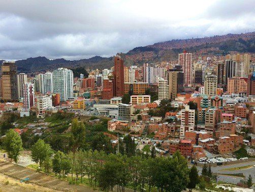 La Paz is a lovely city but traffic jams are horrific.