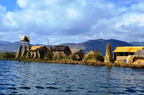 Uru Uru Floating Villages Lake Titicaca Bolivia