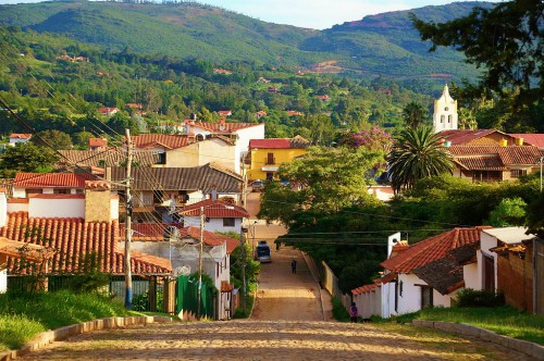 View of the Town of Samaipata Bolivia