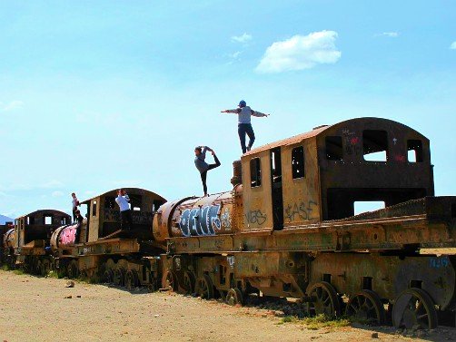 Bolivia Tourism Train Cemetery Uyuni Potosi